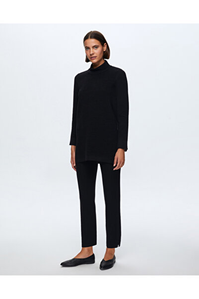 MISS DALIDA T24K-6013 Yarım Balıkçı Tunik BLACK