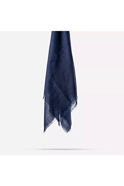 Hayrat Neşriyat Flameli Cotton Scarf (96X96 Cm. Navy Blue)