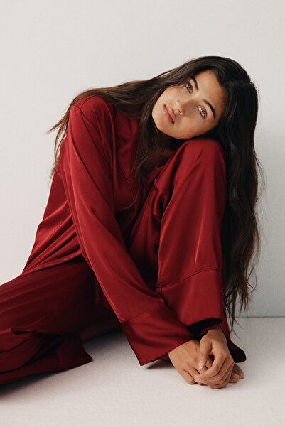 H&M Saten Pijama Takımı