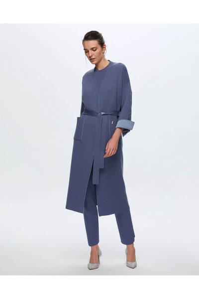 MISS DALIDA T24K-9020 Kol Üstü Düğmeli Çelik örgü Hırka OGGİ-BULLET