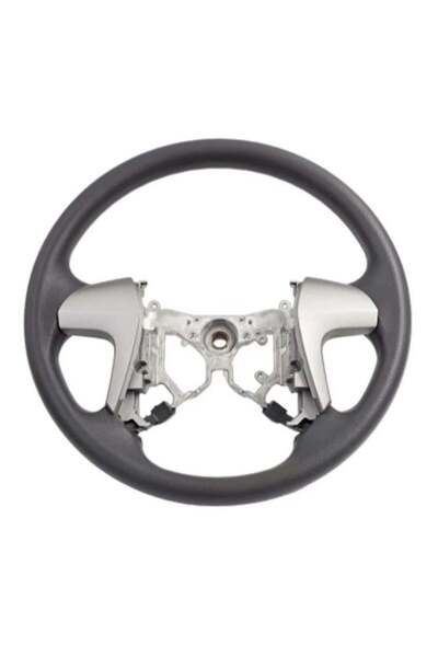 Generic مجموعة عجلة القيادة والديكور لسيارة تويوتا كامري/أوريون 2007-2011 (فضي)