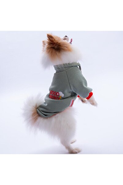 Pawstar Green Seattle Storm Good Energy Embroidered Dog Sweati Dog Outfit Cat Outfit