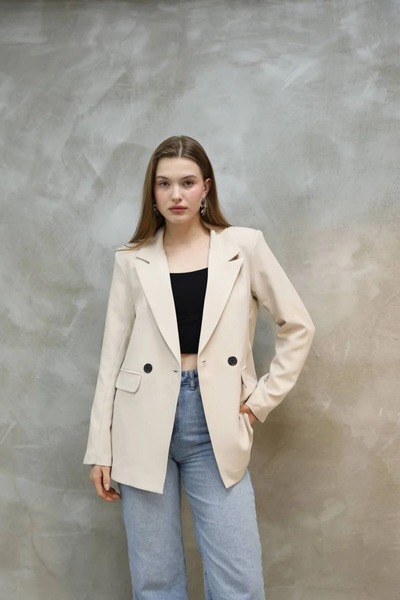 bymaestro woman Women's New Season Oversized Blazer Jacket