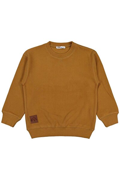 Civil Boys سويت شيرت كاريوكا مخيط للأعمار من 10 إلى 13 سنة - بني للأعمار من 11 إلى 12 سنة