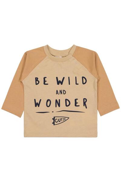 Civil Baby Hanorac Be Wild imprimat pentru 6-18 luni - Muștar 9-12 luni