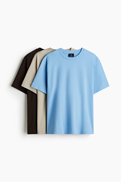 H&M 3'lü Regular Fit Tişört