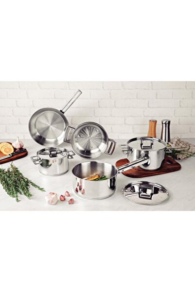 TRAMONTINA Brava 8 Piece Cookware Set