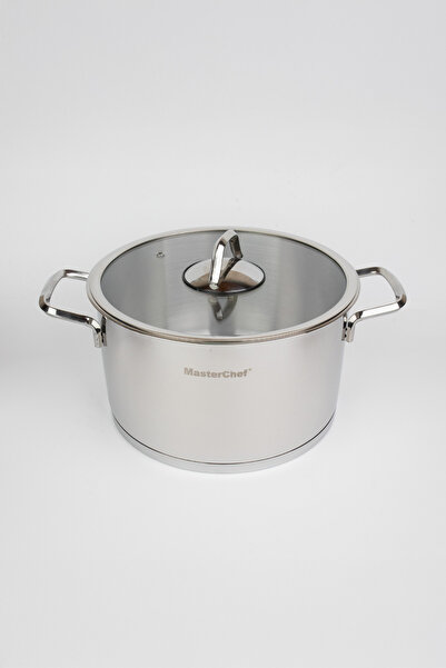 Masterchef 8 PARÇA SİLVER ÇELİK TENCERE SETİ LUX FLANŞLI SAP