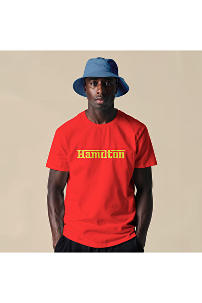 The Lucid Lab Μπλουζάκι Hamilton / Ferrari - Κόκκινο