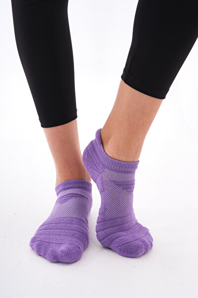 moda mivana 3-Piece Towel Sole 100% Cotton Tennis Socks, Breathable Anti-Swea...