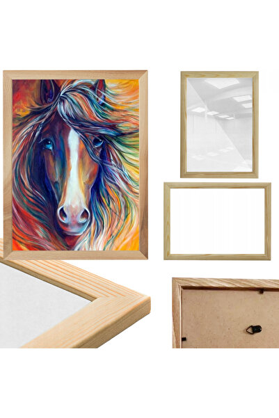 zola Diamond mosaic gobelin photo frame, HDF and plexiglass, 30.5x40.5 cm inside, 32.8x42.6 cm outside