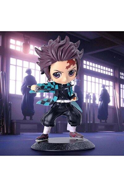 e-life shop Demon Slayer: Kimetsu No Yaiba Tanjiro Kamado Anime Character Figure Toy Collectible Figurine 15cm