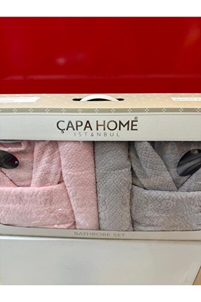 Çapa Home Men's Bathrobe Set of 6, Daily Gift, 100% Cotton, Premium Quality Bathrobe Set