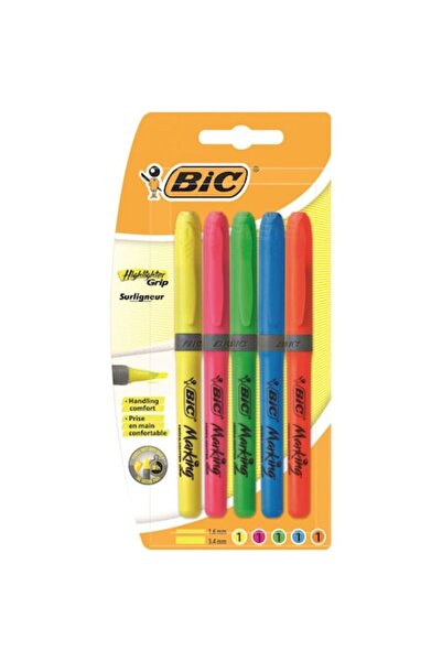 Bic 5-piece Highlighter Set, Multicolor
