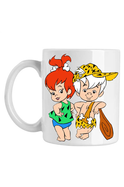 OEM The Flintstones Bamm Bamm Pebbles Stone Age Babies Mug