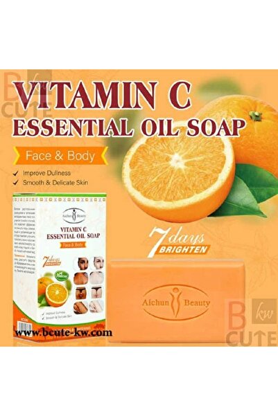 Aichun Beauty صابون تفتيح وتبييض فيتامين سي والكولاجين من أيشون بيوتي ٢٠٠ غرام