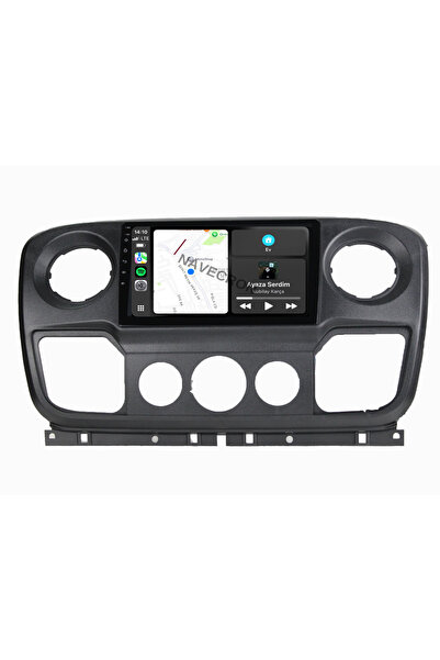 NAVECRON RENAULT MASTER 2011-19 9" UYUMLU ANDROID MULTİMEDYA GERÇEK 2/32 KABL...