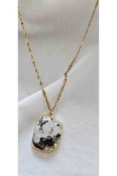 MITH SB TAKI Stainless Steel Chain Natural Stone - Moonstone - June Birthston...