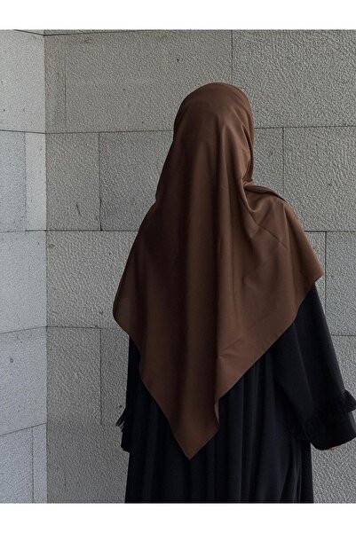 Qalortex Scarf Βαμβακερό οργανικό μοντάλ κασκόλ-καφέ