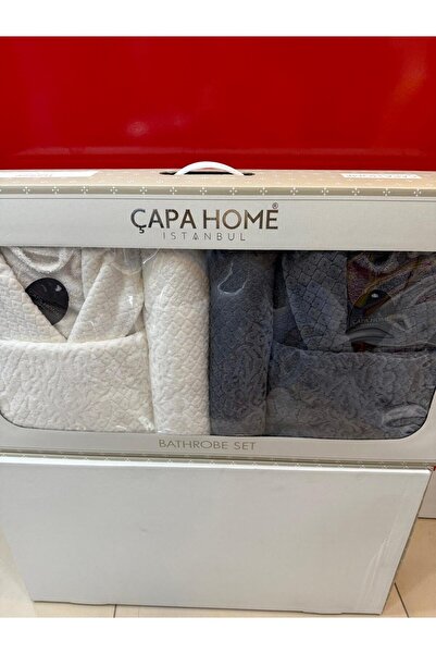 Çapa Home ERKEK BAŞ BANYO BORNOZ 6 LI GÜNLÜK ÇEYİZLİK HEDİYELİK %100 PAMUK PREMİUM KALİTE BORNOZ SETİ
