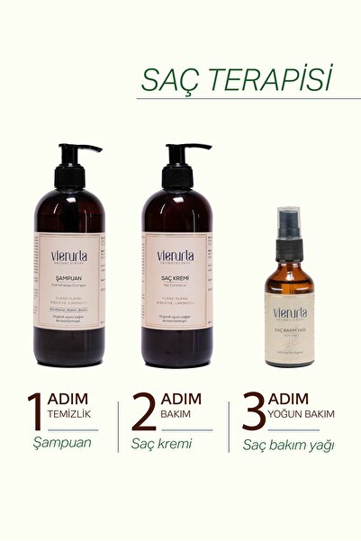 Vienurla %100 Organik Biberiye Saç Dökülme Karşıtı Besleyici ve Canlandırıcı Şampuan 380 ml