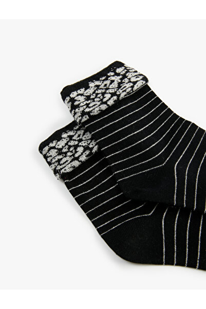 Koton Șosete din bumbac cu dungi