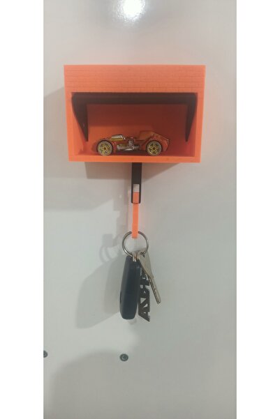 Minyatür Garaj Detaylı Anahtarlık