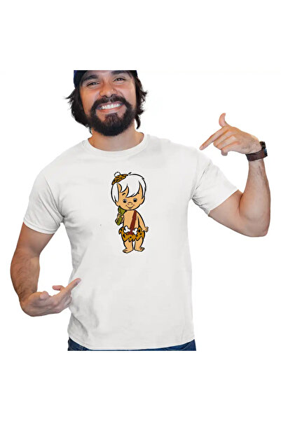 OEM Tricou Barbati Familia Flintstone Bamm Bamm Bebelus