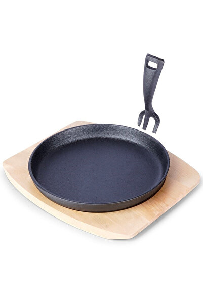 Other Patelnia do serwowania żeliwna z deską LITINA 22 cm 2 el.