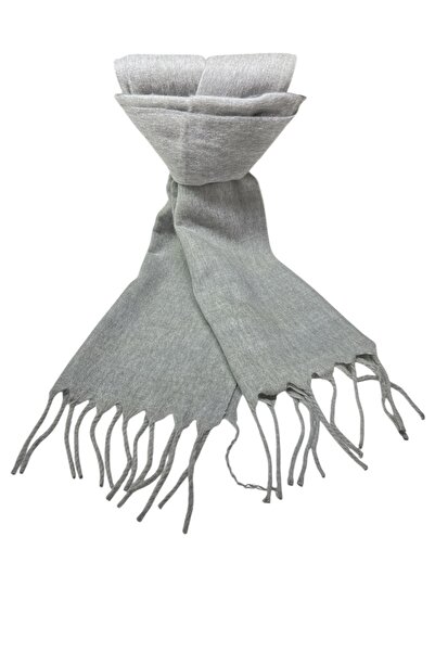 sç Saraçoğlu Çanta Unisex Soft Tassel Cashmere Textured Scarf Shawl |   Trend Colors (50 X 185)