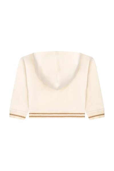 Miny Center Girl's Flower Sim Printed Hooded Sweatshirt Mnt25K210