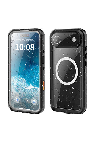 ShellBox Αδιάβροχο θήκη για iPhone 17 Air (IP68), μαύρη