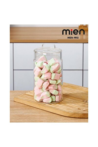 MİEN YUVARLAK CAM KAVANOZ 800 ml