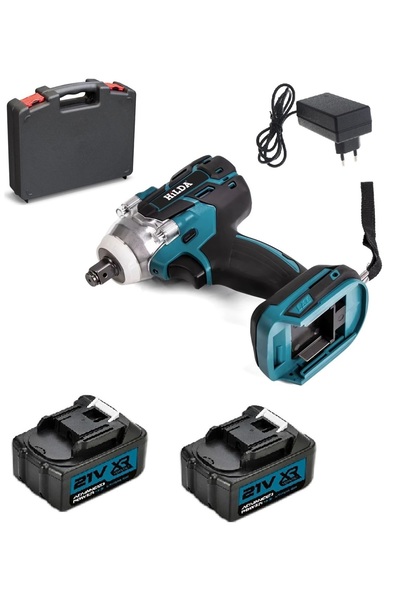 Depolife Fırçasız Motorlu Torklu matkap 10 pilli batarya Darbeli Somun Bijon ...