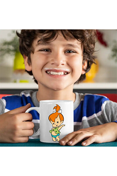 OEM Flintstone Family Pebbles Baby Mug