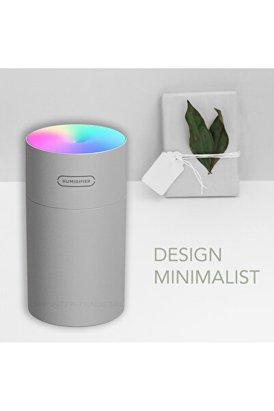 OEM 💧 USB Humidifier with Aromatherapy – 270ml Tank, Multicolor LED Light 🌈