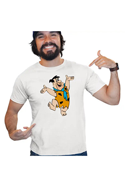 OEM Ανδρικό T-Shirt Flintstone Family Fred Stone Age