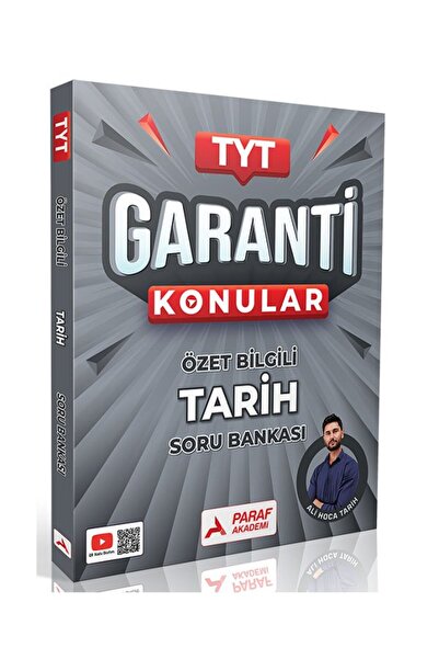 Anla Kazan Yayınları Paraf 2026 YKS TYT Ali Hoca Tarih Garanti Konular Soru B...