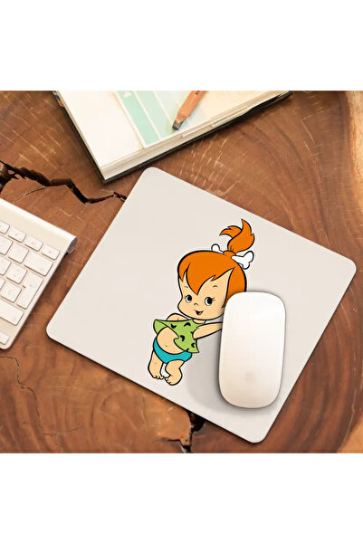 OEM Mousepad Familia Flintstone Pebbles Bebelus