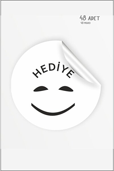 43 cici süsler organizasyon Ετικέτα δώρου 3x3 εκ. 48 τεμάχια Κομμένα