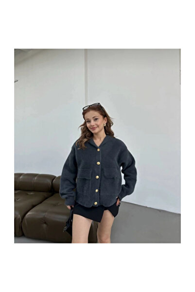 Mokşa Anthracite Yumoş Hooded Jacket