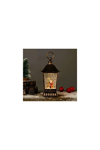 Top Marriage Felinar LED retro premium, muzical, cu baterie și USB, cu ventilator de zăpadă și temă de Crăciun