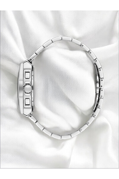 FERRO Silver Color Steel Cord Men Wristwatch Functions Active 3 Atm Water Resistant Fm43023Awt-A4