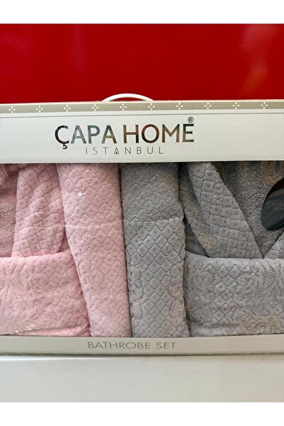 Çapa Home Men's Bathrobe Set of 6, Daily Gift, 100% Cotton, Premium Quality Bathrobe Set
