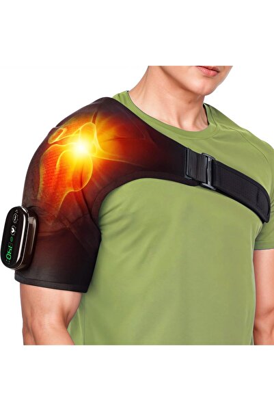 Generic Shoulder Heating Pad Massage - 3-in-1 Cordless Heated Vibration Wrap Massager