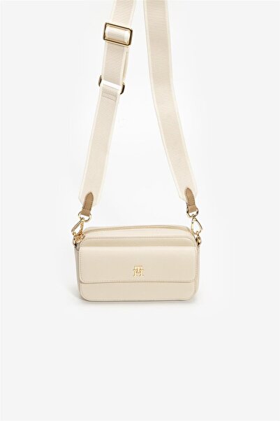 Tommy Hilfiger TH DISTINCT CAMERA BAG Kadın Bej Çanta AW0AW17455ACI