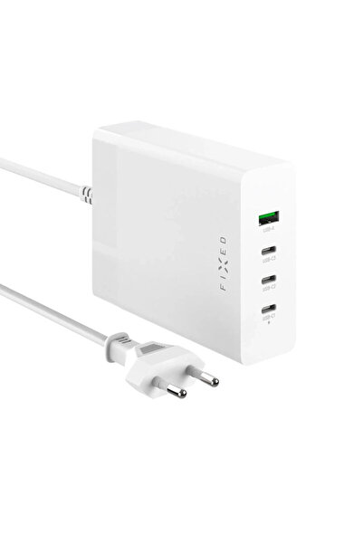 FIXED Stație de încărcare USB GaN, 3x Tip-C, 200W Fixă, FIXCG200-3C1A-WH