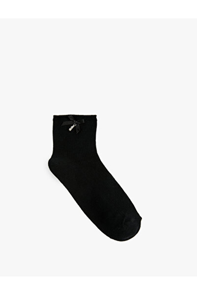 Koton Pamuklu Fiyonklu Soket Çorap