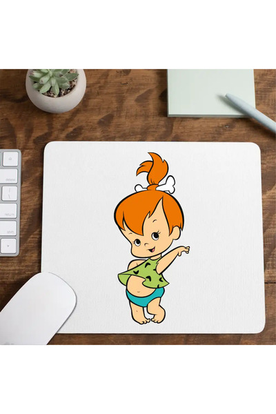 OEM Mousepad Familia Flintstone Pebbles Bebelus