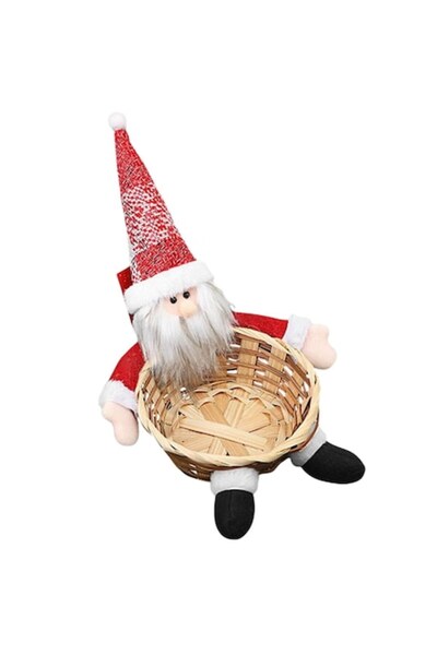 OEM Coș de Crăciun pentru dulciuri, bomboane, decorațiuni festive, Moș Crăciu...